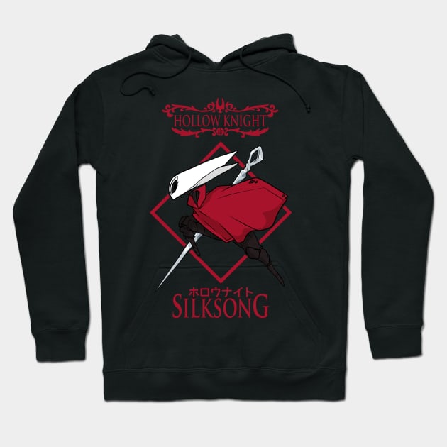 Hollow knight - Silksong RED Hoodie by Soulcatcher